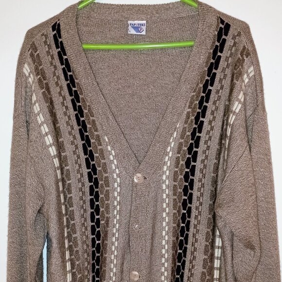 Cardigan FapTeks retro style - Picture 1 of 4